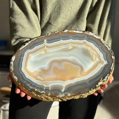 Agate plate XXL #2 - Gembii Amsterdam