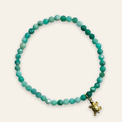 Determined Hope | Emerald turtle bracelet - Gembii Amsterdam