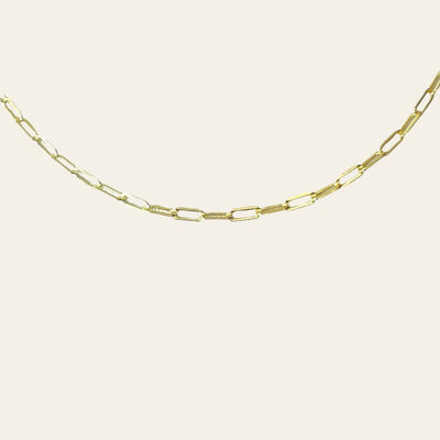 Gold link necklace - Gembii Amsterdam