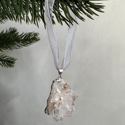 Clear Quartz cluster ornament | Set of 2 (7962029162785)