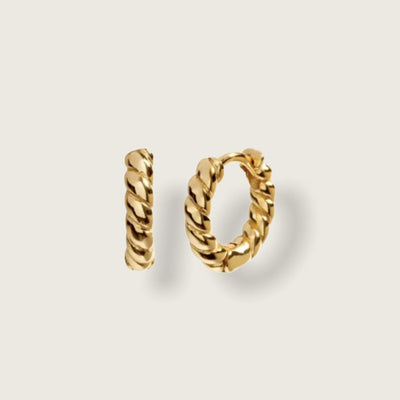 Twisted Hoops | Gold - Gembii Amsterdam
